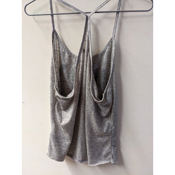 2/$20 BONJOUR Grey Racerback Tank Top - Picture 4 of 9
